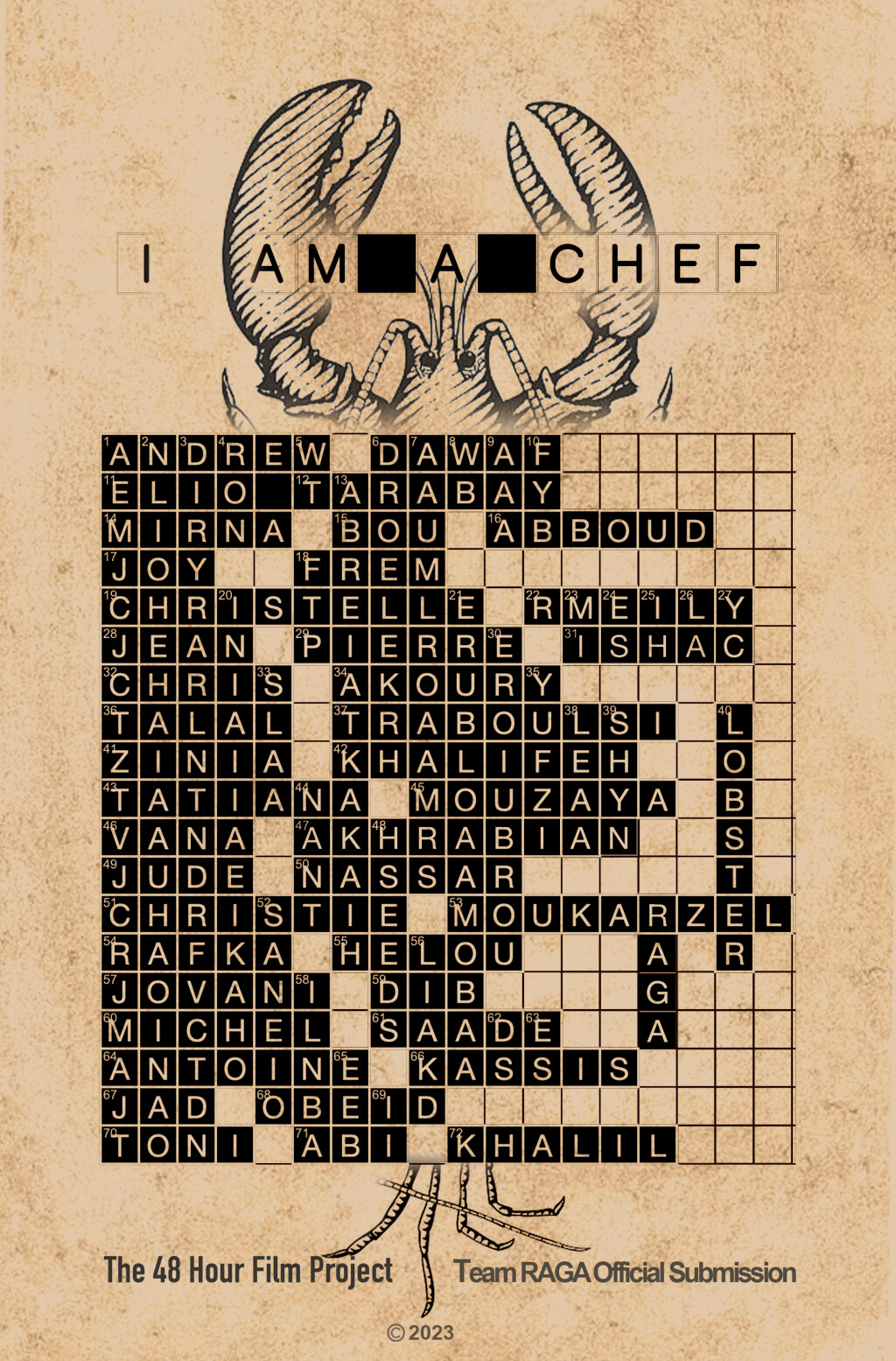 Filmposter for I AM A CHEF